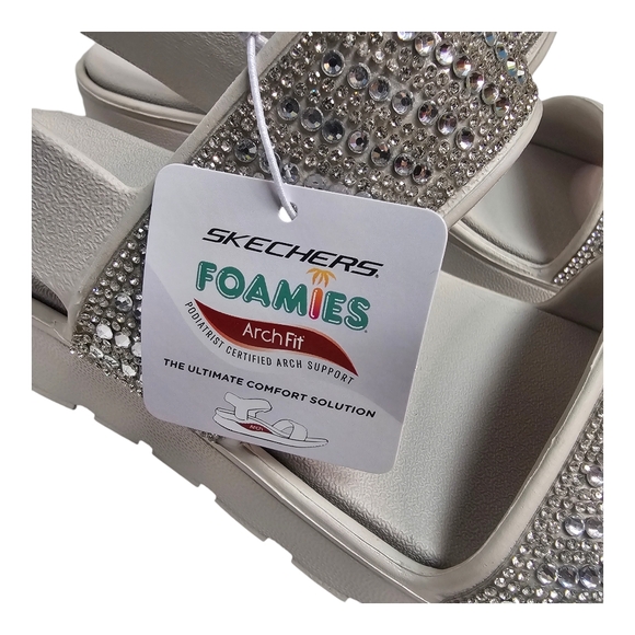 NWT Skechers Foamies® Arch Fit® Footsteps Enchant Women's Sandals, Size 9 - Picture 8 of 12